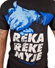 Koszulka męska T-shirt Ciemna Strefa Ręka Rękę Myje czarna
