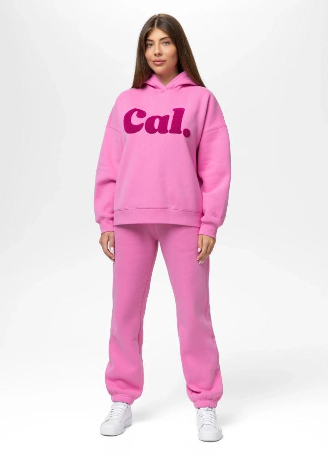 Bluza damska z kapturem Pitbull Tulla Cal. różowa