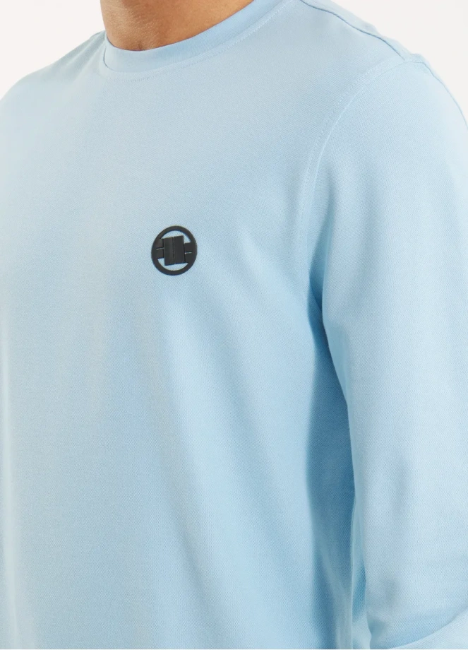 Koszulka Longsleeve męska Pitbull Pique Rockey niebieska