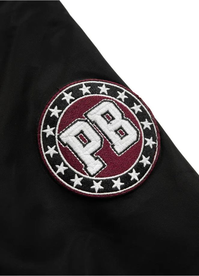 Kurtka damska wiosenna Pit Bull Tequila 3 baseball jacket 25 czarna