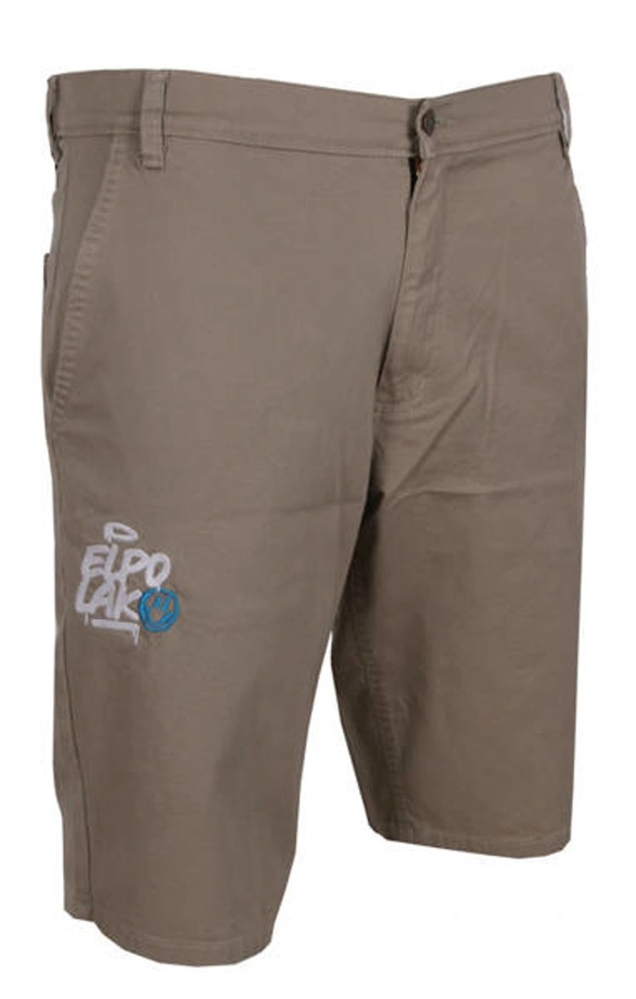 Spodenki jeansowe El Polako Miejski Tag beige
