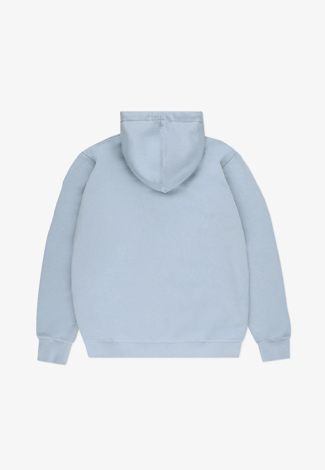 Bluza męska z kapturem oversize Prosto Box 2.0 jasno niebieska