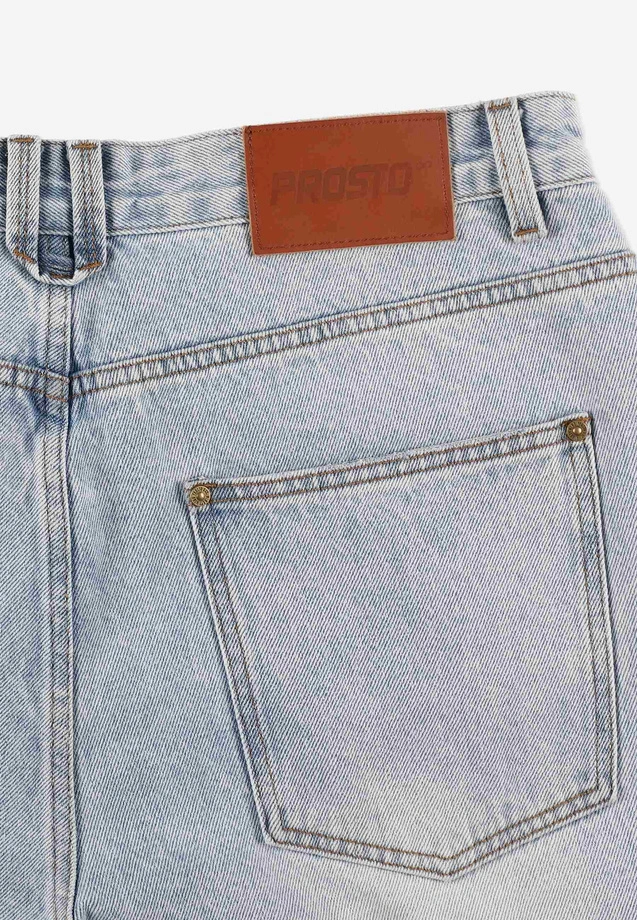 Spodnie męskie Jeans Regular Prosto Bunker niebieskie