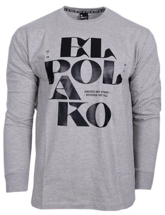 Koszulka longsleeve El Polako Letters grey