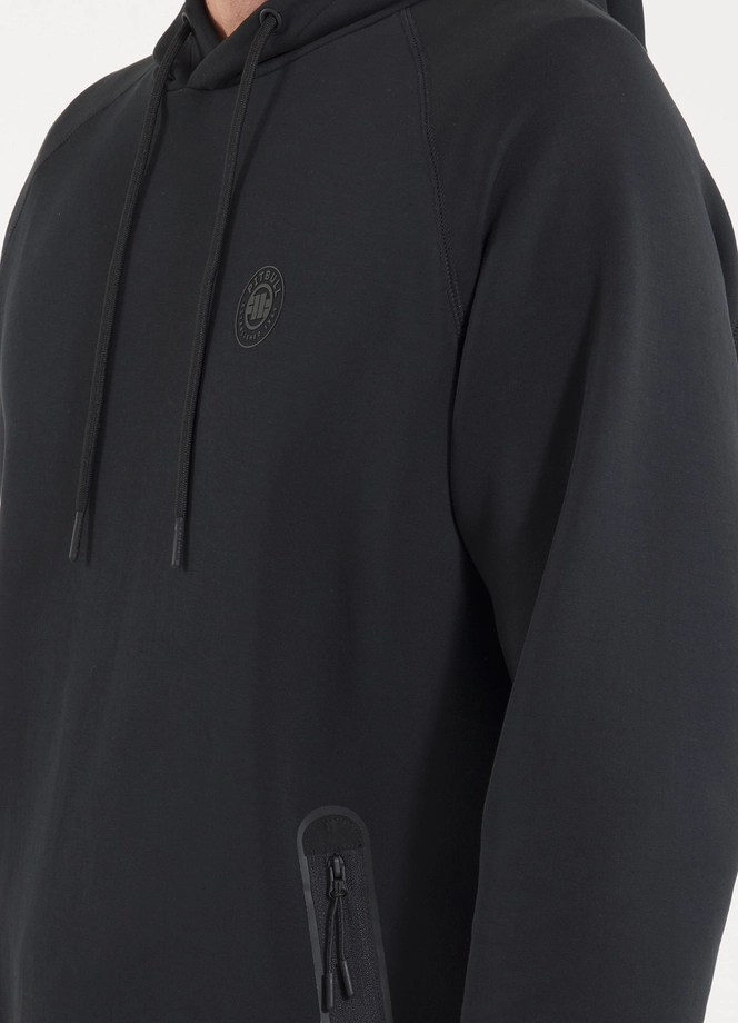 Bluza męska z kapturem Pitbull Pit Bull Dogwood czarna