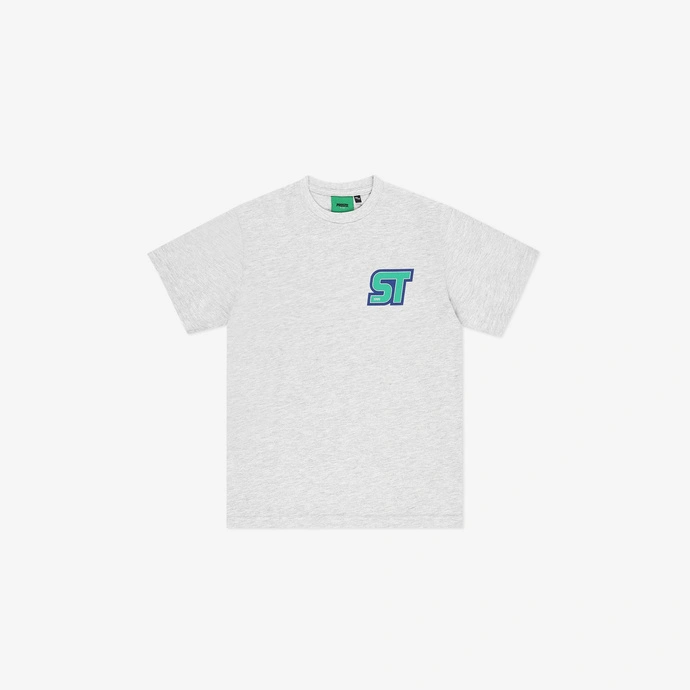 Koszulka t-shirt dziecięcy Prosto Kids Naklejka szara