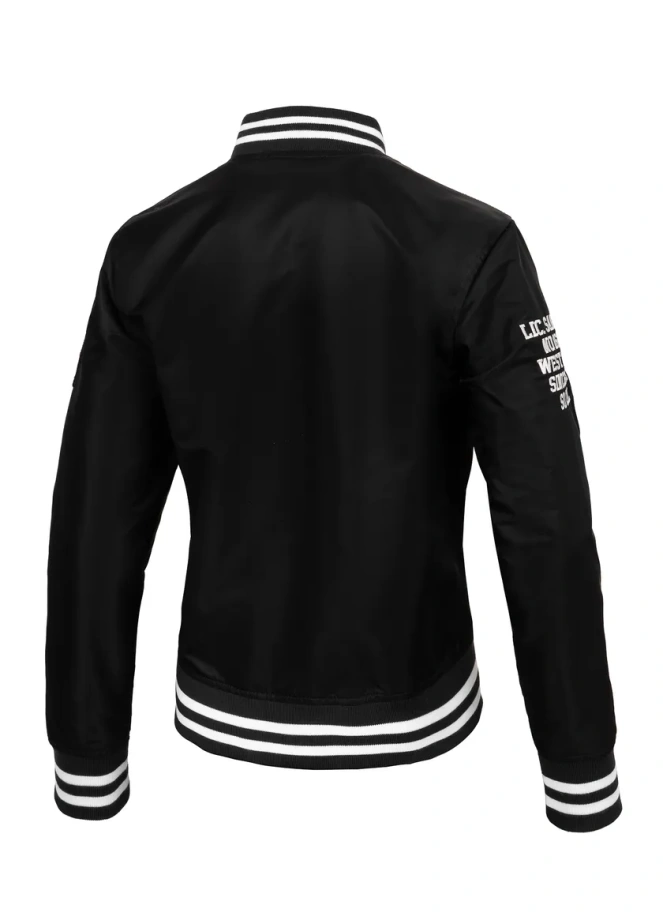 Kurtka damska wiosenna Pit Bull Tequila 3 baseball jacket 25 czarna