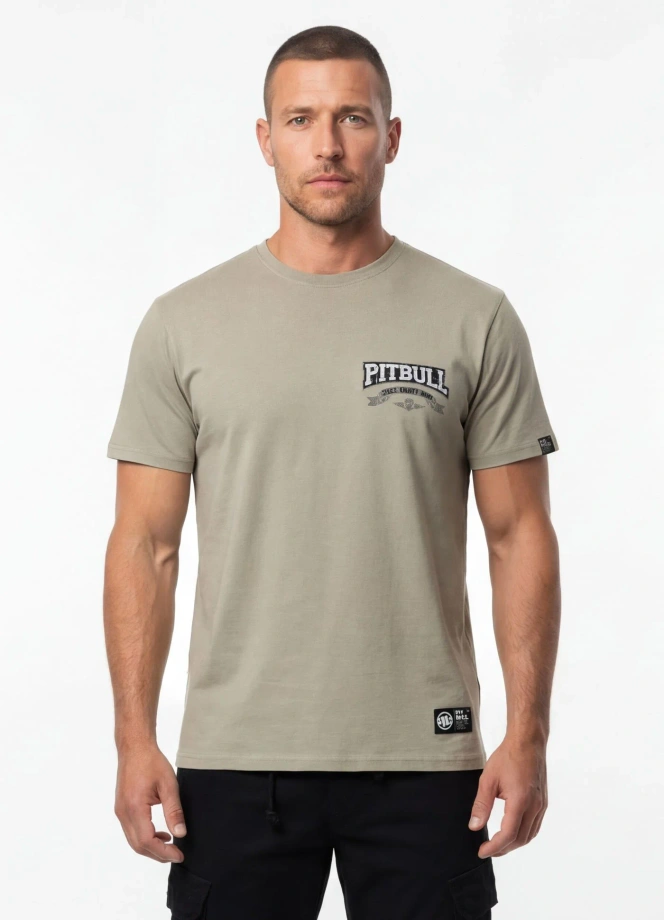 Koszulka męska T-Shirt Pitbull Troublemaker grey harbour