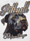 Koszulka męska T-Shirt Pit Bull Pitbull Orginal biała