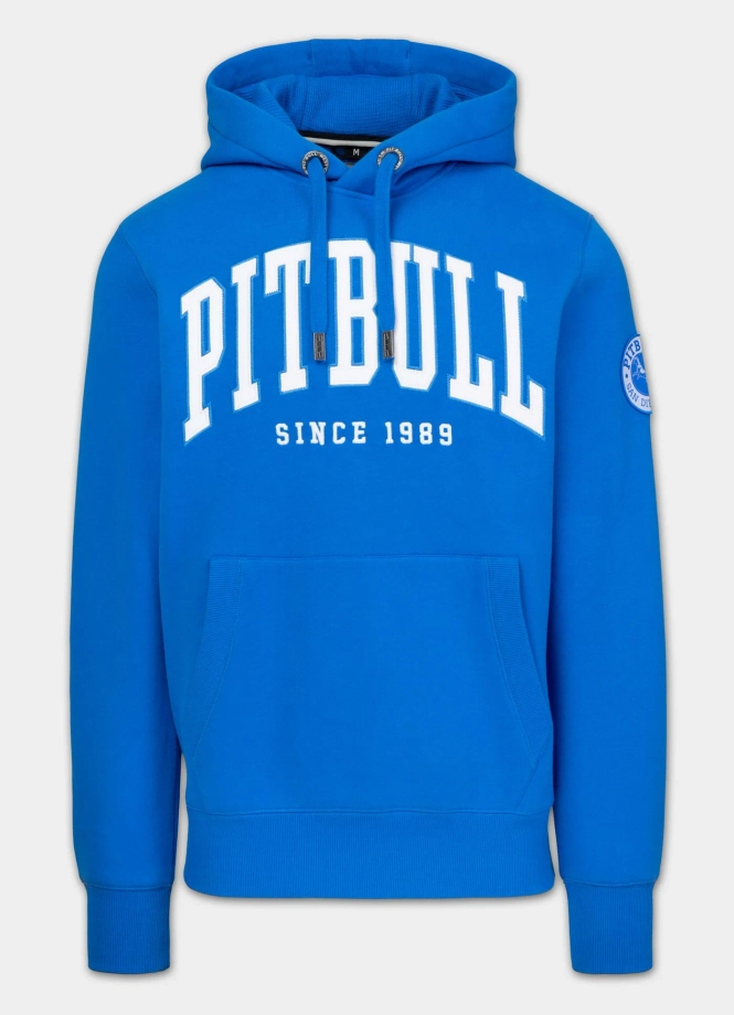 Bluza męska z kapturem Pit Bull Norton niebieska