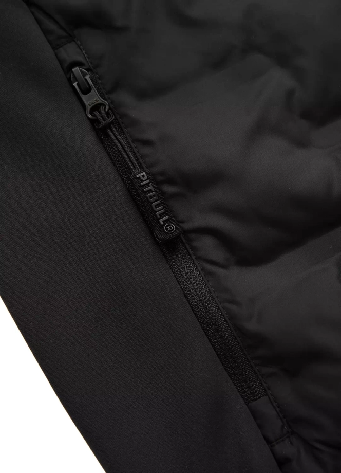 Kurtka męska przejściowa wiosenna Pit Bull Roxton Hooded czarna