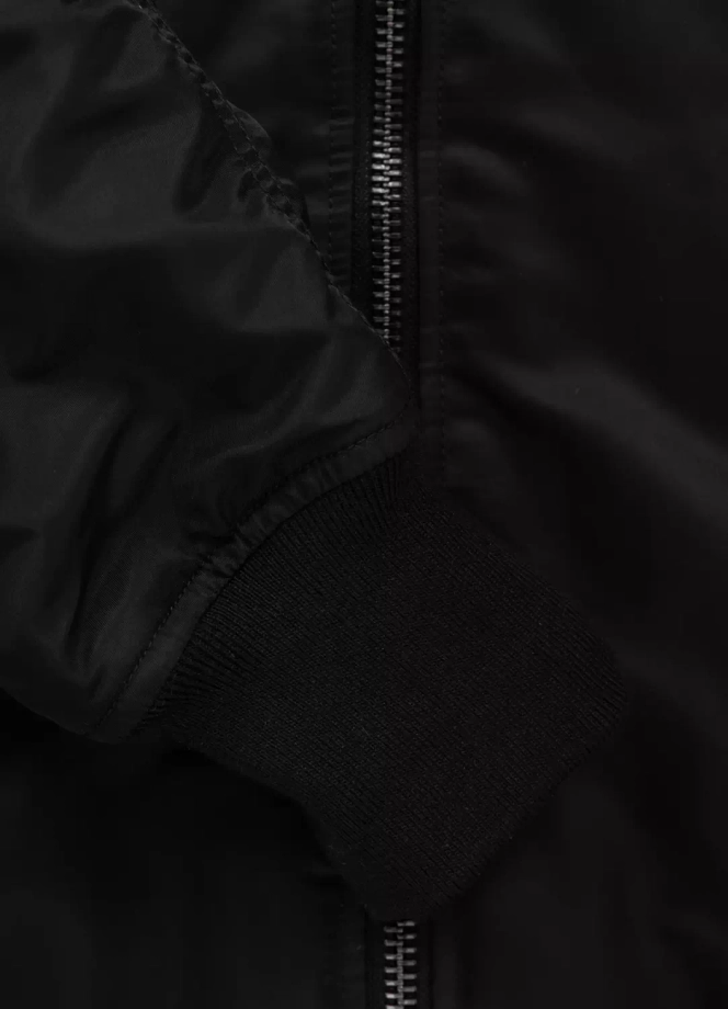 Kurtka zimowa męska Pit Bull Bomber Encino 24 Hooded Jacket czarna