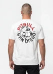 Koszulka męska T-Shirt Pit Bull Pitbull Dog SD biała