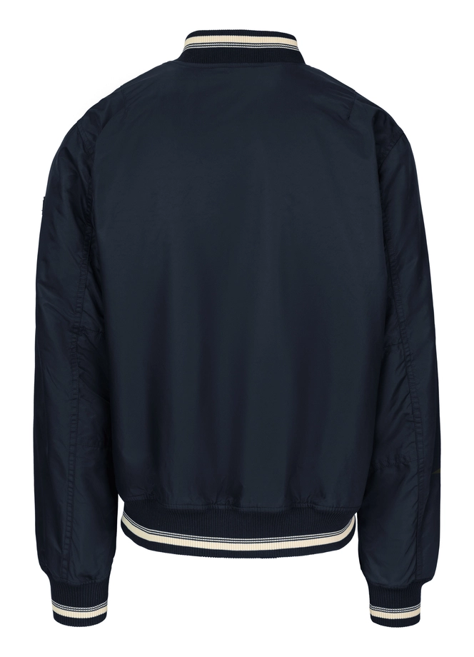 Kurtka męska przejściowa bejsbolówka Pit Bull Detroit granatowa