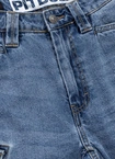 Spodenki szorty jeans bojówki męskie Pitbull Classic Wash Strandway niebieskie