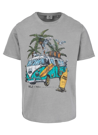 Koszulka męska T-Shirt Pit Bull Pitbull Open Beach szara