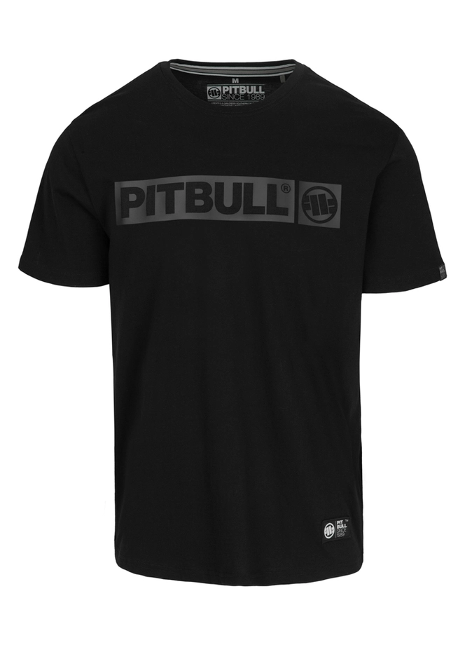 Koszulka męska T-Shirt Pitbull Hilltop czarna all black