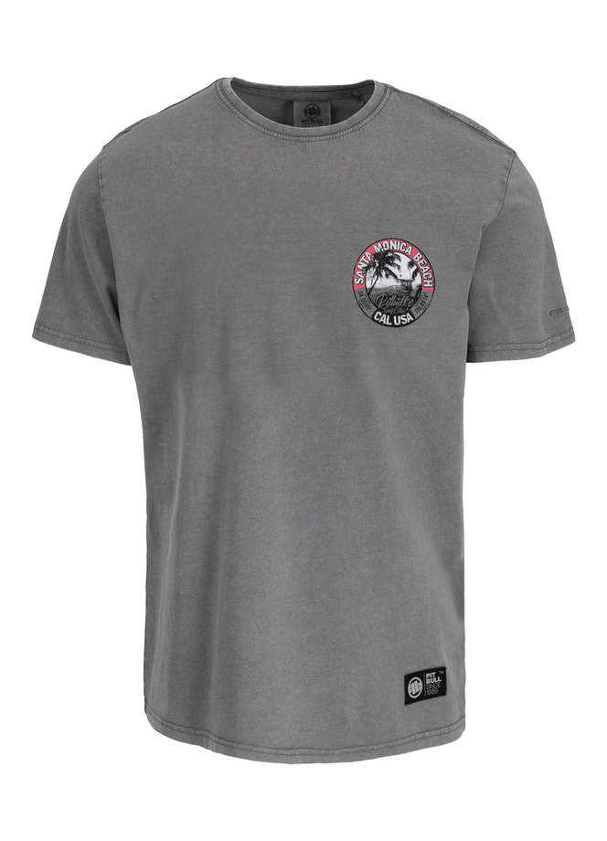 Koszulka męska T-Shirt Pit Bull Pitbull Denim Washed Oceanside 25 szara