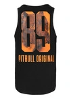 Koszulka męska tank top Pitbull Eighty Nine Dog czarna