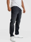 Spodnie męskie Jeans Jigga Wear Mini Haft Logo czarne