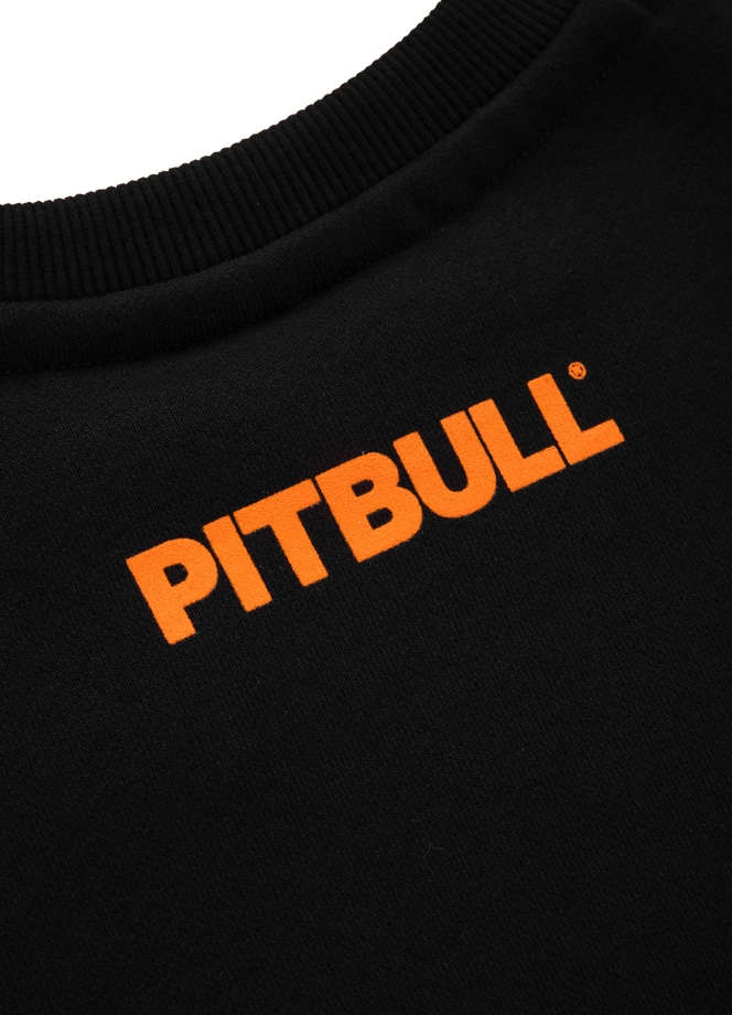 Bluza męska Pitbull Pit Bull Orange Dog 24 crewneck czarna