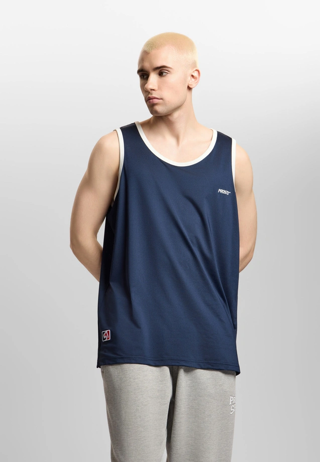 Koszulka męska Tank Top Prosto ST granatowa