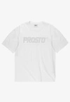 Koszulka męska t-shirt oversize Prosto Big Log biała