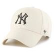 Czapka z daszkiem 47 Brand New York Yankees Snapback MVP kremowa grafitowa