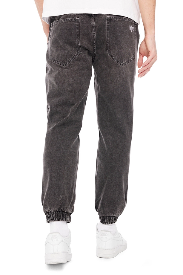 Spodnie męskie Jogger Jeans Mass Denim Signature 2.0 '25 sprany czarny