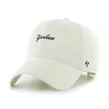 Czapka z daszkiem sztruksowa 47 Brand New York Yankees Mini Script Clean Up kremowa