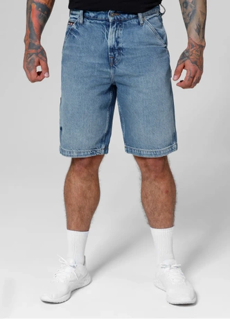Spodenki szorty jeans męskie Pitbull Carpenter niebieskie