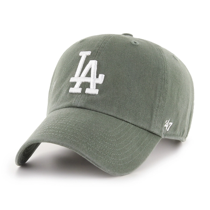 Czapka z daszkiem 47 Brand Los Angeles Dodgers Clean Up zielona