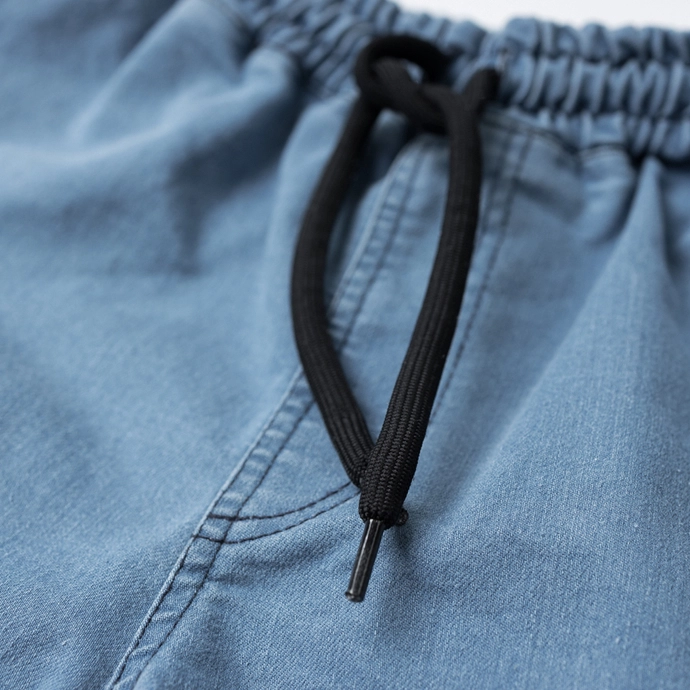 Spodnie męskie jogger jeans Dudek P56 Mini jasno niebieskie