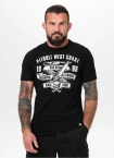 Koszulka męska T-Shirt Pit Bull Pitbull Oldschool Razor Slim Fit czarna