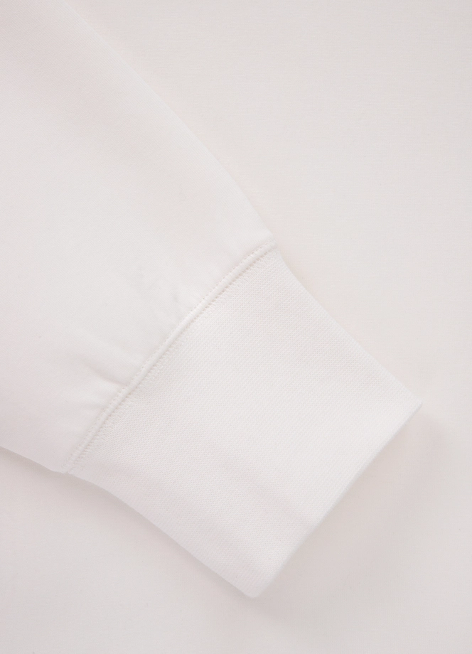 Bluza męska bez kaptura Pitbull Pit Bull Sampson biała