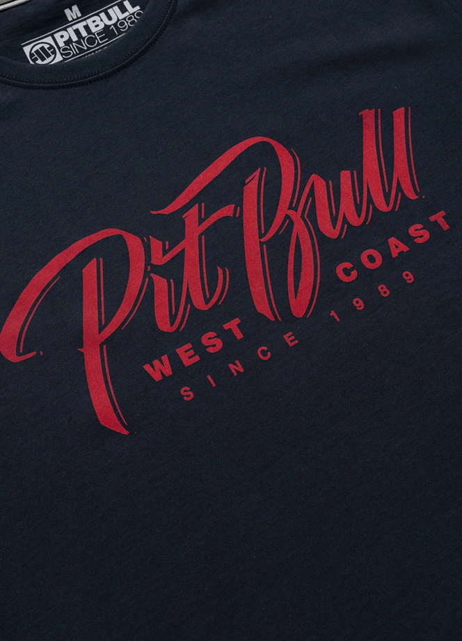 Koszulka męska T-Shirt Pit Bull Pitbull El Jeffe granatowa