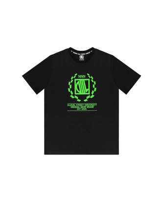 Koszulka męska t-shirt Diil Laur czarno/zielona