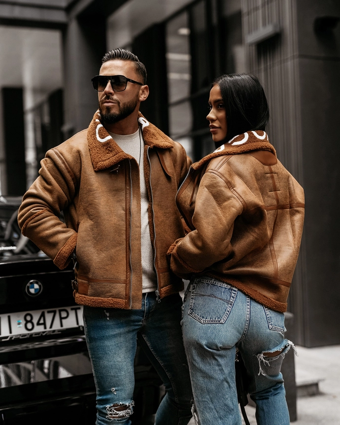 Kurtka zimowa damska Olavoga Lennox karmelowa