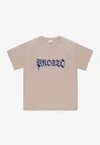 Koszulka męska t-shirt oversize Prosto Graffiti beżowa