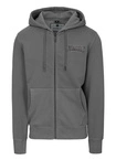 Bluza męska z kapturem Pitbull Pit Bull Ace Of Spades ZIP Washed szara