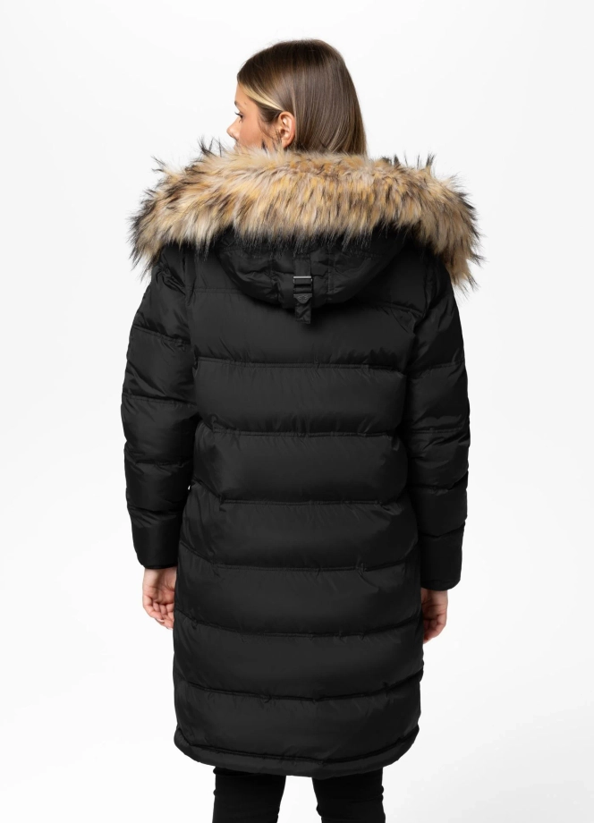 Kurtka damska zimowa parka Pit Bull Queenston czarna
