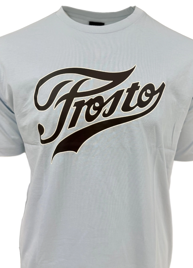 Koszulka męska t-shirt Prosto Varsity jasno niebieska