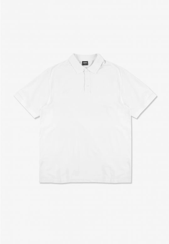 Koszulka męska Polo Prosto Lior biała