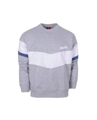 Bluza męska Prosto Klasyk Hooppler crewneck szara