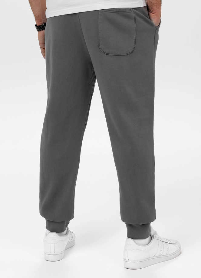 Spodnie męskie dresowe Pitbull Pit Bull Lancaster 2 Washed szare