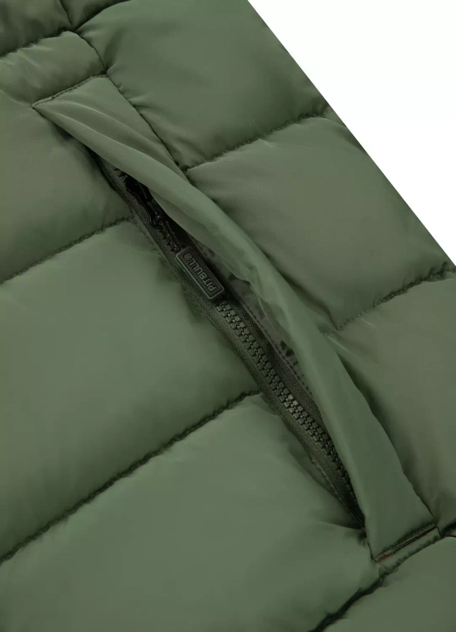 Kurtka zimowa męska Pit Bull Airway 4 Hooded Jacket zielona