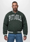 Kurtka męska przejściowa bejsbolówka Pit Bull Jupiter zielona