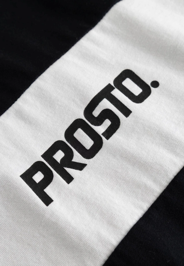 Koszulka męska t-shirt Prosto Root czarno/biała