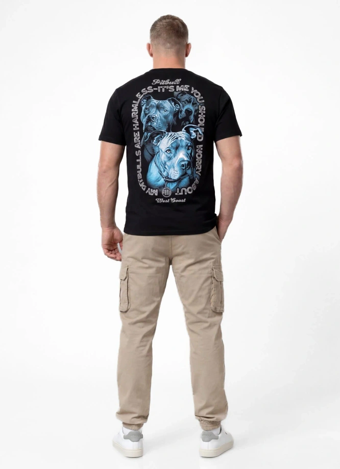 Koszulka męska T-Shirt Pit Bull Protector czarna