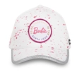 Czapka z daszkiem Capslab Barbie unisex biało/różowa